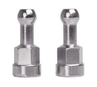 Adapatateur fixation de remorque mono roue M10 M-Wave Argenté