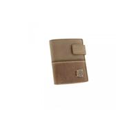 ADAPELL Portefeuille avec Mon.y Bouton 10,5 x 8,25 x 2 cm Marron, Marron, Talla única, Décontracté