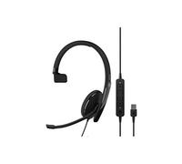 ADAPT 130T USB II - ADAPT 100 Series - micro-casque - sur-oreille - filaire - USB-A - noir - Certifié pour Microsoft Teams, Optimisé pour la CU