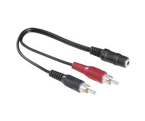 Adapt Aud 2rca Fem-Jack 3,52mm Mal