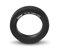 Adapt. d'objectif av. port T2 pr app. photo Canon EOS av. monture EF