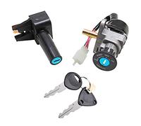 P2R Kit serrure pour scooter MBK 50 Spirit 2003 Neiman 3 fils serrure de selle 2 clés