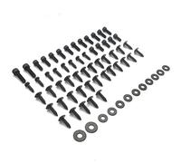 ADAPTABLE - Visserie Carénage/Carrosserie MBK Nitro YAM Aerox avant 2013 - Métal Noir - 15494