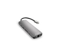 adaptador usb-c a hdmi/usb 3. 2/rj45 gris