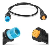 Adaptateur 010-12122-10, transducteur 8 broches vers câble adaptateur de | Compatible avec Garmin AIRMAR, ECHOMAP Chrip, ECHOMAP UHD, ECHOMAP Ultra, GPSMAP, Striker Transducer et Fish Finder