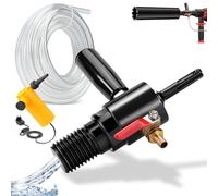 Adaptateur 1 1/4" UNC vers SDS Plus avec arrosage automatique, injection d'eau incluse, 4m tuyau + pompe. Pour couronnes diamant, carotteuses et alésoirs SDS Plus