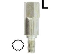 Adaptateur 11 dents - Se monte avec notre renvoi d'angle universel 1602042, élagueuse 1603093 et lamier universel 1801000