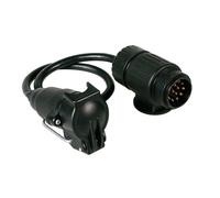 Pilot LA_38991 Adaptateur pour remorque Prise mâle à 13 Broches vers Prise Femelle à 7 Broches