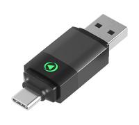 Adaptateur sans fil USB A/C vers CarPlay / Android Auto Noir + Garantie à vie Force Play