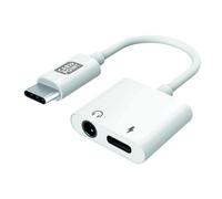 ADAPTATEUR 2 EN 1 USB-C-> AUX & USB-C