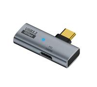 Adaptateur 2 en 1 USB C vers USB 3.2, répartiteur OTG de type C 3.2 avec port de charge 100 W, convertisseur OTG et universel