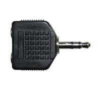 Adaptateur 2 Jack 3.5mm femelle Jack 3.5mm mâle