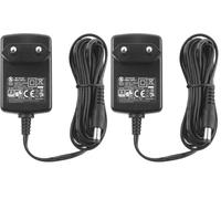 Adaptateur 2-Pack Secteur AC à DC 9V 1,5A, Fiche 5,5 mm x 2,1 mm, Centre Positif, pour Vélo D'appartement (Lot de 2)