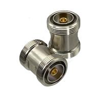 Adaptateur 2 pièces 7/16 DIN femelle vers 7/16 femelle Jack RF connecteur droit F/F