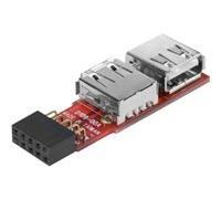 Adaptateur 2 ports USB 2.0 internes sur carte mère