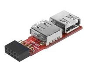 Adaptateur 2 ports USB 2.0 internes sur carte mère