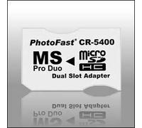 Adaptateur 2 x MicroSDHC vers MS Pro Duo