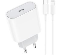 Adaptateur 20W + Chargeur Cable USB-C Rapide Pour Iphone 14-14 Plus-14 Pro-14 Pro Max-13 mini-13-13 Pro- 13 Pro max
