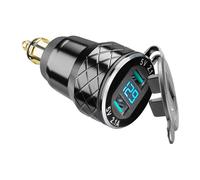 Interphone Cellularline Adaptateur pour douille DIN ACCDIN2USBALU19 2 USB Noir