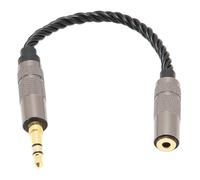 Adaptateur 3.5 MâLe à 2.5 Femelle, CâBle De Conversion De Prise Casque En Cuivre Plaqué Argent Portable