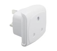 Adaptateur 3 broches pour l'Afrique du Sud (non compatible avec les prises indiennes) : conversion vers prise européenne 2 broches