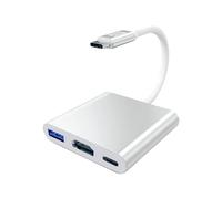 ADAPTATEUR 3 EN 1 USB-C-> HDMI/USB-A/USB-C