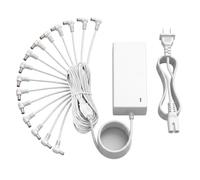 Adaptateur 4,5 V AC/DC pour accessoire lumineux Lemax compatible avec Lemax Accessory94566 94563 94564 94565 74295 74269 44242 Lumières de village de Noël Halloween Micro éclairage Décoration de