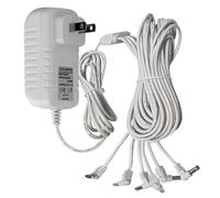 Adaptateur 4,5 V CA/CC pour accessoire lumineux Lemax compatible avec Lemax Accessory94566 94563 94564 94565 74295 74269 44242 Lumières de village de Noël Halloween Micro éclairage Décoration de