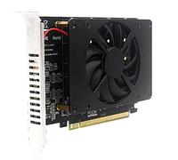 Adaptateur 4 en 1 NVME PCIE M.2 M-key vers PCIE 16x avec ventilateur de refroidissement pour extension de disque dur de bureau carte mère