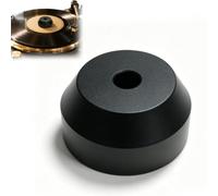 Adaptateur 45 Tours pour disques vinyles 7 Pouces, Aluminium Massif | 7.5mm Innendurchmesser, 20mm Bauhöhe, leicht portabel, reduziert Resonanz und Vibration,