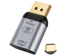 Adaptateur 4K 60Hz Compatible avec Les Ports USB-C et Les écrans HDMI, Mini Adaptateur vidéo Compact avec Modes Miroir et Extension, Finition Gris argenté et connecteur doré