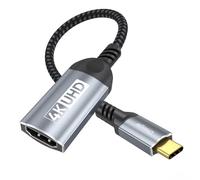 Adaptateur 4K USB C vers HDMI, convertisseur USB de type C vers HDMI compatible avec MacBook Pro, Samsung Galaxy S23/Note, iPad Pro, Dell XPS, Steam Deck, ordinateur portable, tablette, téléphone