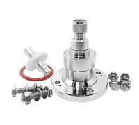 Adaptateur 50 ohms 1-5/8 à bride mâle de type N - Isolant en laiton et PTFE, DC-3,8 GHz, installation facile