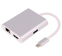 Adaptateur 50409-QOL1 50409 USB 3.0, USB 3.1 nickelé 0,2m blanc argent QOLTEC