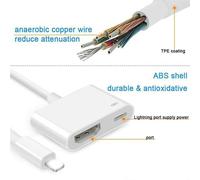 Adaptateur 8 broches vers HD, Installation facile, lumière Stable, rapide et Durable, adaptateur HD 1080P 8 broches