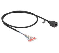 Adaptateur 88005 RJ45 prise RJ45, tête de broche 1 broche x8 0,5m PVC noir DE...