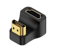 Adaptateur 8k pour TV | Adaptateur HD U, Câble HD Anglé 8K - Connecteurs HD Et Adaptateur U Mâle-Femelle 48 Gbps Pour TV, Moniteur, PC, Projecteur [A8K-16 Retro]