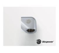 Bitspower Adaptateur 90 Grad G1/4 Zoll IG Auf G1/4 Zoll IG - Argenté