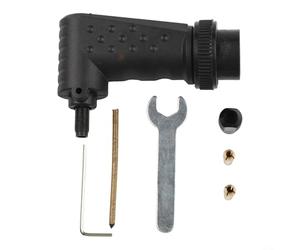 Adaptateur à angle droit compatible Dremel pour outils rotatifs amélioré pour ACCESS Poignée ergonomique Fonctionnement efficace Métal Plastique Noir Convient pour 4000