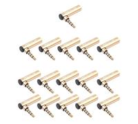 Adaptateur à angle droit de 90 degrés, connecteur Jack Jack de Microphone Audio stéréo de 3.5mm mâle à femelle plaqué or pour téléphone et ordinateur