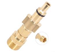 Adaptateur à baïonnette pour Lavor compatible avec les lances de nettoyage à mousse haute pression Parkside, construction en laiton, filetage mâle M22 pour connexion de tuyau