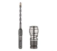 Adaptateur à Chocs, Mandrin 3 Mors, Acier Cr-V Adaptateur à Chocs,(A) | Pour RÃ©novation Maison, Acier Cr-V pour robuste, pour idÃ©al Bricoleurs, Compatible ClÃ©s Ã Chocs, Forets 6-10 mm