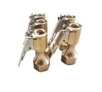 Adaptateur à clip for valve de pneu voiture, mandrin air, gonfleur, roue en laiton 8 mm for pompe gonflable(10pcs)