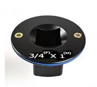 Adaptateur à cliquet pour convertisseurs de douilles à choc avec support de douille sécurisé, design en acier à profil bas (D)