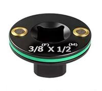 Adaptateur à cliquet pour convertisseurs de douilles à choc avec support de douille sécurisé, design en acier à profil bas (B)