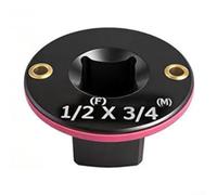 Adaptateur à cliquet pour convertisseurs de douilles à choc avec support de douille sécurisé, design en acier à profil bas (C)