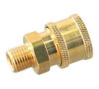 Adaptateur à connexion rapide en laiton 5000 PSI M22 vers 14 mâle, essentiel pour un fonctionnement efficace du nettoyeur haute pression