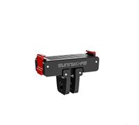 Adaptateur à dégagement rapide pour DJI Action 5 Pro, 4, 3, 2 avec port de vis 1/4 et baïonnette pliable à deux mâchoires, boucle à double griffe en métal, support à ventouse