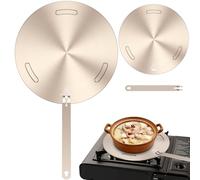 Adaptateur à Induction Avec Poignée - Plateau de Diffusion de Chaleur Universel pour Table de Cuisson et Plan de Cuisine (24