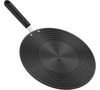 Adaptateur A Induzione, adaptateur pour piano d'induction，Plaque diffuseur de chaleur 24cm en aluminium anodisé - Adaptateur pour piano A Induzione, cuisson uniforme anti-brûlure, manche ergonomique